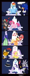 Size: 2000x5000 | Tagged: applejack, appleknux, artist:kaiamurosesei, crossover, crossover shipping, derpibooru import, female, fluttershy, fluttertails, interspecies, knuckles the echidna, male, miles "tails" prower, pinkie pie, rainbow dash, rarity, safe, shadow the hedgehog, shadpie, shipping, silvarity, silver the hedgehog, sonic boom, sonicdash, sonic the hedgehog, sonic the hedgehog (series), straight, twilight's castle