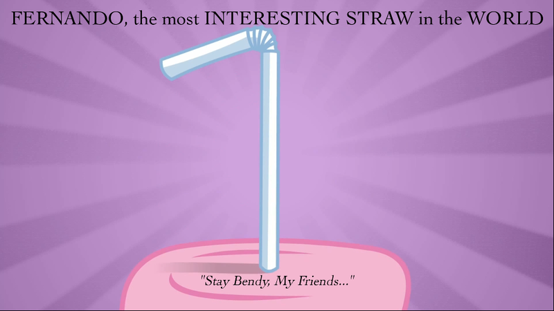 Size: 960x540 | Tagged: derpibooru import, dos equis, fernando the straw, image macro, meme, pinkie pie, safe, screencap, straw, the mane attraction, the most interesting man in the world