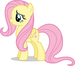 Size: 8000x7029 | Tagged: absurd resolution, artist:luckreza8, derpibooru import, fluttershy, implied applejack, implied pinkie pie, implied rainbow dash, implied rarity, inkscape, offscreen character, safe, scare master, side view, simple background, solo, .svg available, transparent background, vector