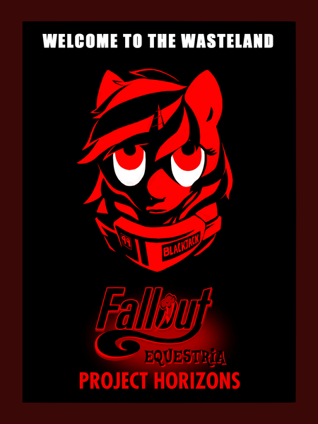 Size: 1500x2000 | Tagged: artist:gasmaskfox, cover, derpibooru import, fallout equestria, fallout equestria: project horizons, oc, oc:blackjack, safe, unofficial characters only