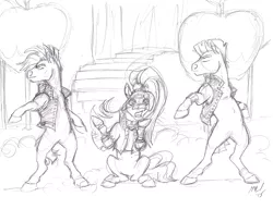 Size: 1292x992 | Tagged: artist:carnivorouscaribou, background dancers, coloratura, countess coloratura, dancing, derpibooru import, limelight, monochrome, safe, sketch, smooth move, the mane attraction, the spectacle, traditional art