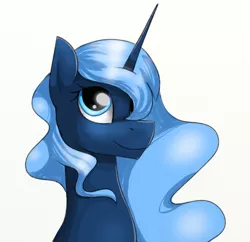 Size: 542x525 | Tagged: artist:amber flicker, derpibooru import, portrait, princess luna, queen luna, safe, simple background, solo