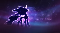 Size: 1920x1080 | Tagged: artist:dj-applej-sound, artist:proenix, artist:spltfyre, artist:yanoda, collaboration, derpibooru import, princess luna, quote, sad, safe, stars, tantabus, vector, wallpaper