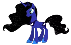 Size: 751x474 | Tagged: safe, artist:rexlupin, derpibooru import, princess luna, base used, simple background, solo, stars, transparent background