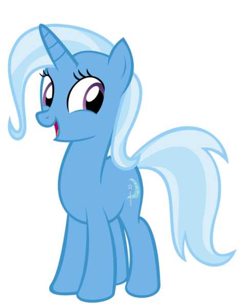 Size: 787x1014 | Tagged: safe, artist:kuren247, derpibooru import, trixie, pony, unicorn, female, happy, mare, simple background, solo, transparent background, vector