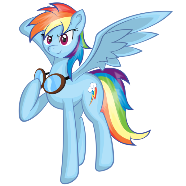 Size: 8000x8000 | Tagged: safe, artist:erockertorres, derpibooru import, rainbow dash, absurd resolution, backwards cutie mark, goggles, solo