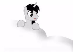 Size: 578x413 | Tagged: safe, artist:egegokprochannel, artist:lunarevening, derpibooru import, oc, oc:lunar evening, unofficial characters only, pony, unicorn, male, simple background, snow, solo, stallion, vector, white background