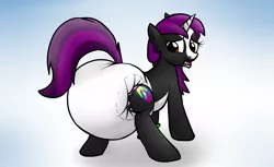 Size: 1280x784 | Tagged: suggestive, artist:pidgopidgey, derpibooru import, oc, oc:vissy, unofficial characters only, clean diaper, diaper, diaper fetish, diaper inflation, image, inflatable diaper, jpeg, poofy diaper, solo