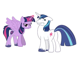 Size: 1280x1014 | Tagged: suggestive, artist:greenpony32, derpibooru import, edit, shining armor, twilight sparkle, twilight sparkle (alicorn), alicorn, pony, body swap, female, incest, infidelity, male, mare, partial body swap, plot, shiningsparkle, shipping, straight, swap, wanna trade?