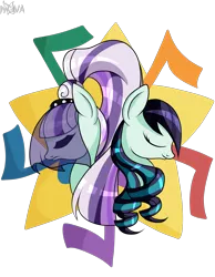 Size: 2800x3600 | Tagged: artist:novaspark, coloratura, countess coloratura, cutie mark, derpibooru import, duality, pixiv, rara, safe, shirt design, simple background, the mane attraction, transparent background