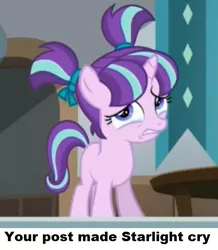 Size: 668x765 | Tagged: derpibooru import, filly, reaction image, safe, screencap, starlight glimmer, the cutie re-mark, younger