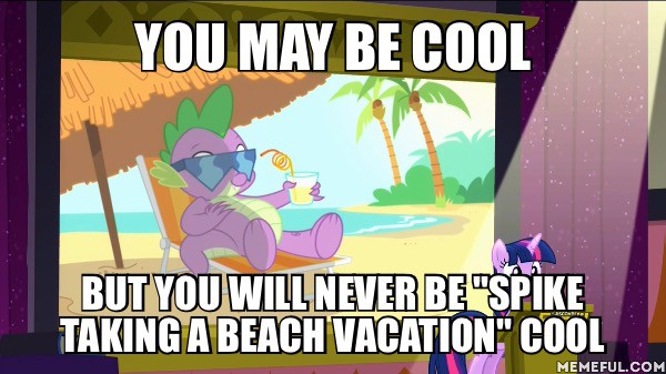 Size: 600x337 | Tagged: safe, derpibooru import, edit, edited screencap, screencap, spike, twilight sparkle, twilight sparkle (alicorn), alicorn, pony, the cutie re-mark, beach, female, image macro, mare, meme, silly straw, slide, twilight sparkle's slide, vacation