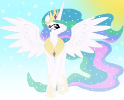 Size: 994x804 | Tagged: safe, artist:star island, derpibooru import, princess celestia, solo