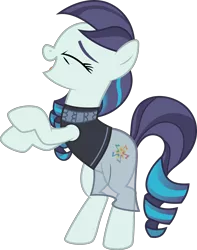 Size: 4500x5725 | Tagged: safe, artist:vaderpl, derpibooru import, coloratura, pony, the mane attraction, .svg available, absurd resolution, bipedal, clothes, eyes closed, inkscape, open mouth, rara, simple background, singing, solo, the magic inside, transparent background, vector