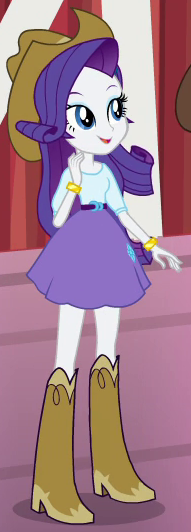 Size: 191x532 | Tagged: safe, derpibooru import, screencap, rarity, equestria girls, rainbow rocks, shake your tail, belt, boots, clothes, cowboy boots, cowboy hat, hat, high heel boots, image, outfit catalog, png, rarity's cowboy boots, shirt, shoes, skirt, solo, stetson