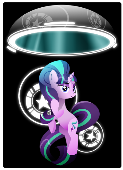 Size: 400x555 | Tagged: safe, artist:ii-art, derpibooru import, starlight glimmer, pony, unicorn, the cutie re-mark, solo, time vortex