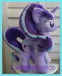 Size: 806x1000 | Tagged: artist:cinnamon-stitch, commission, derpibooru import, irl, photo, plushie, safe, solo, starlight glimmer, wrong color