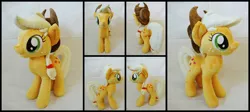 Size: 3736x1667 | Tagged: applejack, artist:lumenglace, derpibooru import, irl, photo, plushie, safe, solo