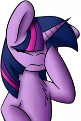 Size: 1213x1800 | Tagged: artist:color-spark, derpibooru import, facehoof, safe, solo, twilight sparkle