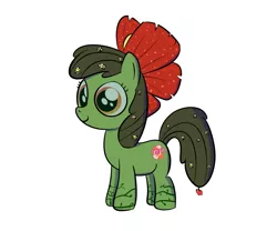 Size: 1200x1000 | Tagged: alraune, apple bloom, artist:mightyshockwave, derpibooru import, plant, plant pony, safe, species swap, transformation