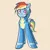 Size: 500x500 | Tagged: safe, artist:pony-butt-express, derpibooru import, rainbow dash, pegasus, pony, clothes, female, image, latex, latex suit, looking at you, mare, png, seams, simple background, smiling, solo, wonderbolts uniform, yellow background