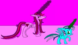 Size: 1894x1110 | Tagged: safe, artist:killerbug2357, derpibooru import, oc, oc:angelica, oc:seraphina, unofficial characters only, alicorn, pony, 1000 hours in ms paint, alicorn oc, ms paint