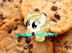Size: 1500x1123 | Tagged: cookie, cookie cutter, derpibooru import, eating, food, inkscape, meme, nom, ponyscape, safe, smiling, solo, sweet biscuit, :t, vector, x intensifies