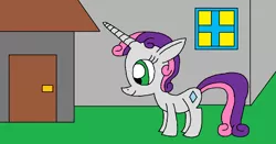 Size: 1205x631 | Tagged: safe, artist:killerbug2357, derpibooru import, sweetie belle, 1000 hours in ms paint, ms paint, solo, wrong cutie mark