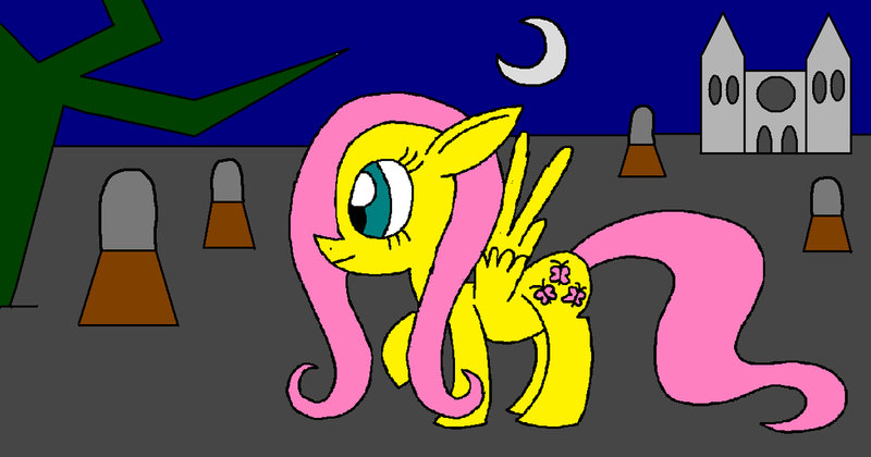 Size: 1024x537 | Tagged: safe, artist:killerbug2357, derpibooru import, fluttershy, 1000 hours in ms paint, ms paint, solo