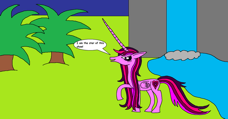 Size: 1024x538 | Tagged: safe, artist:killerbug2357, derpibooru import, oc, oc:seraphina, unofficial characters only, alicorn, pony, 1000 hours in ms paint, alicorn oc, ms paint, solo, why does op even try?