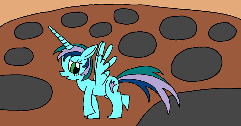 Size: 1024x536 | Tagged: safe, artist:killerbug2357, derpibooru import, oc, oc:angelica, unofficial characters only, alicorn, pony, 1000 hours in ms paint, alicorn oc, ms paint, solo