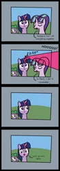 Size: 700x2000 | Tagged: semi-grimdark, artist:ilv, derpibooru import, spike, starlight glimmer, twilight sparkle, twilight sparkle (alicorn), alicorn, dragon, pony, unicorn, the cutie re-mark, 4koma, abuse, alternate ending, comic, dark, dialogue, female, glimmerbuse, implied murder, magic, mare, out of character, parody, scene parody, starlight gets what's coming to her, this will end in timeline distortion