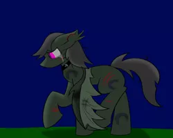 Size: 1280x1024 | Tagged: semi-grimdark, artist:askhypnoswirl, derpibooru import, oc, oc:maraco arco, unofficial characters only, bite mark, blood, crying, injured, solo