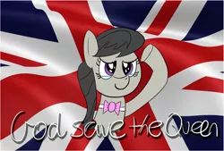 Size: 868x587 | Tagged: artist:pastelhorses, ask, britavia, british, derpibooru import, octavia melody, queen, safe, tumblr, union jack