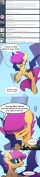 Size: 1080x4777 | Tagged: safe, artist:darkflame75, derpibooru import, scootaloo, bat pony, pony, bat ponified, comic, dreamscape, race swap, scootabat, solo, student of the night, tumblr