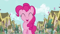Size: 1280x720 | Tagged: a friend in deed, derpibooru import, pinkie pie, safe, screencap, smile smile smile, smile song, solo, youtube link