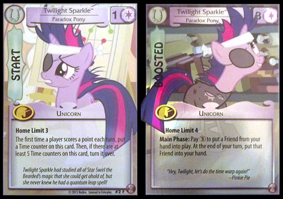 Size: 585x412 | Tagged: ccg, derpibooru import, enterplay, future twilight, quantum leap, rocky horror picture show, safe, sands of time, twilight sparkle