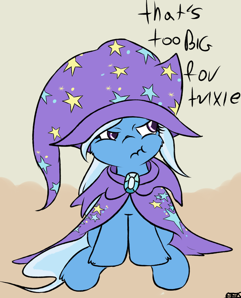 Size: 2331x2878 | Tagged: safe, artist:freefraq, derpibooru import, trixie, pony, unicorn, cute, female, filly, mare, solo, twix-e