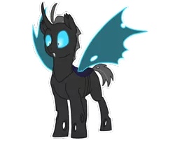 Size: 650x530 | Tagged: artist:darkodraco, changeling, cute, derpibooru import, male, oc, oc:doppel, safe, solo, unofficial characters only