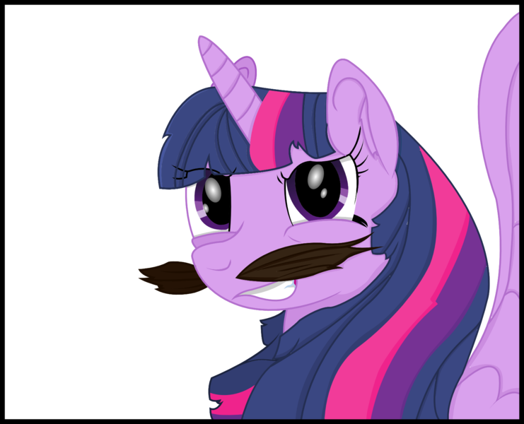 Size: 1590x1288 | Tagged: safe, artist:lillygeneva, derpibooru import, twilight sparkle, twilight sparkle (alicorn), alicorn, pony, crossover, doctor eggman, female, mare, moustache, simple background, sonic boom, sonic the hedgehog (series), transparent background