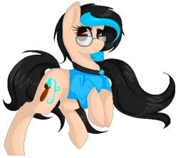 Size: 450x399 | Tagged: safe, artist:blocksy-art, derpibooru import, oc, unofficial characters only, earth pony, pony, cute, female, glasses, mare, simple background, solo, transparent background