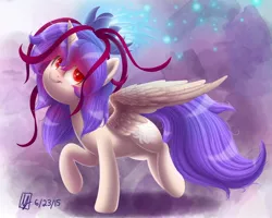 Size: 1500x1200 | Tagged: safe, artist:spacechickennerd, derpibooru import, oc, oc:wisteria blossom, unofficial characters only, alicorn, pony, solo