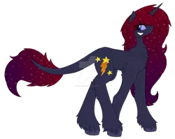 Size: 1600x1272 | Tagged: safe, artist:kitistrasza, derpibooru import, oc, oc:starlight rider, unofficial characters only, pony, solo, watermark