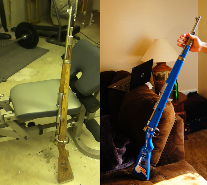 Size: 1405x1253 | Tagged: 4chan, derpibooru import, gun, /k/, mauser 98k, my little arsenal, rainbow dash, replica, rifle, safe, weapon