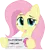 Size: 1139x1254 | Tagged: safe, artist:hoodie-stalker, derpibooru import, fluttershy, pegasus, pony, :p, female, looking at you, my little pony logo, simple background, solo, tongue out, transparent background, vector