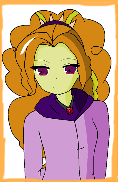 Size: 606x934 | Tagged: safe, artist:snowycupcakes, derpibooru import, adagio dazzle, equestria girls, solo