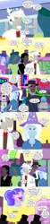 Size: 421x1895 | Tagged: safe, artist:gatesmccloud, derpibooru import, discord, king sombra, lord tirek, princess luna, queen chrysalis, starlight glimmer, trixie, equestria girls, amish, clothes, comic, equestria girls-ified, skirt