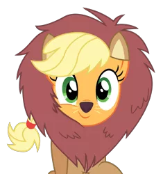 Size: 1753x1863 | Tagged: applejack, applelion, artist:sketchmcreations, clothes, costume, cute, derpibooru import, happy, jackabetes, nightmare night, raised hoof, safe, scare master, simple background, smiling, solo, transparent background, vector