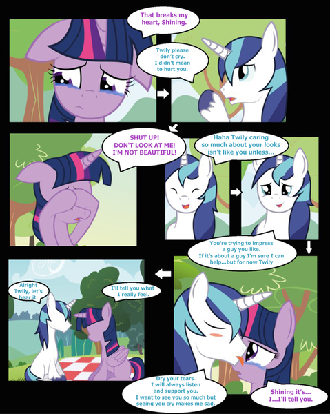 Size: 960x1202 | Tagged: safe, artist:paperlover, derpibooru import, shining armor, twilight sparkle, twilight sparkle (alicorn), alicorn, pony, comic:your best friend and best lover, brother and sister, comic, crying, female, incest, infidelity, male, mare, shiningsparkle, shipping, siblings, straight