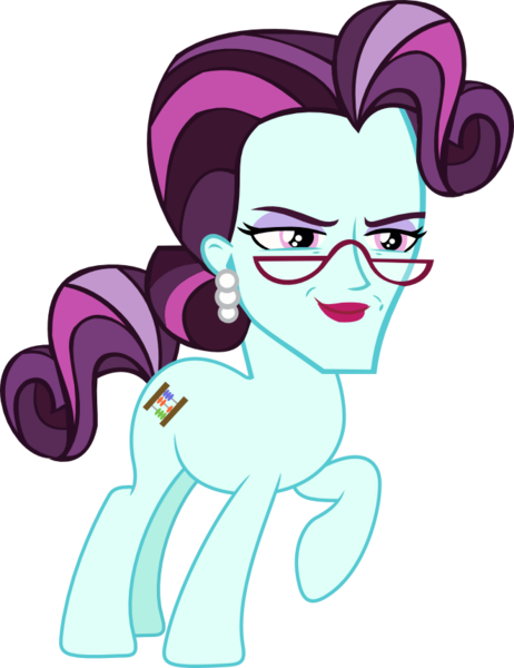 Size: 662x859 | Tagged: safe, artist:limeylassen, derpibooru import, principal abacus cinch, human head pony, equestria girls, friendship games, abomination, glasses, simple background, solo, transparent background, wat, what has science done